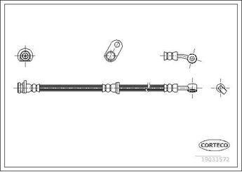 Fren Hortumu Ön Sağ CAVO C901 260A  1464SDAA01 1464SEAE00 01464SDAA01