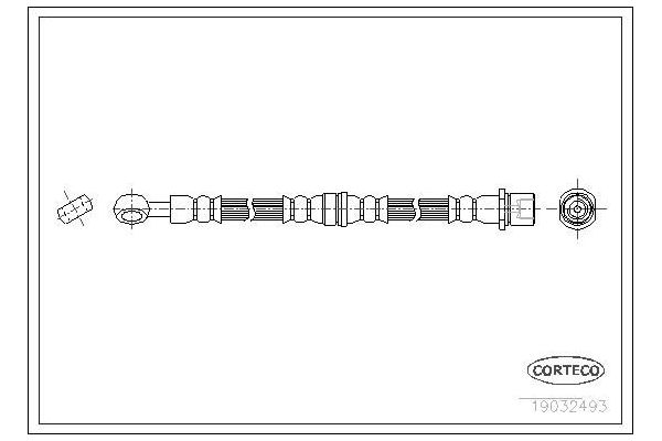 Fren Hortumu Ön Sağ veya Sol OSSCA 01406