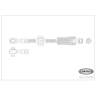 Fren Hortumu Ön Sağ veya Sol BSG 65-730-040