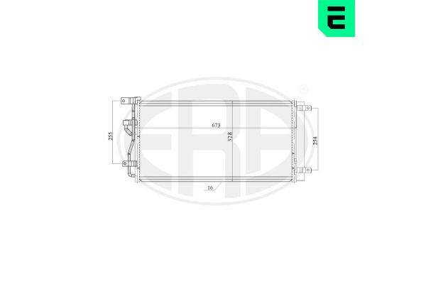 Klima Radyatörü  Chevrolet Captiva (2006->)  ERA 667200