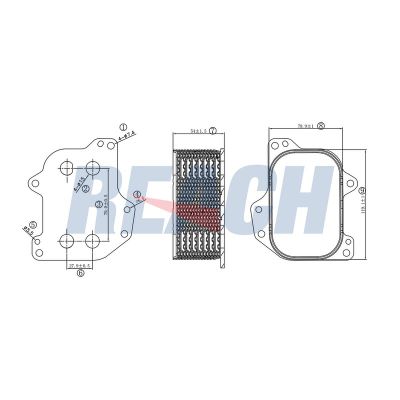 Motor Yağ Soğutucu  Skoda Scala (NW1)(01.2019->)  BSG 90-506-025