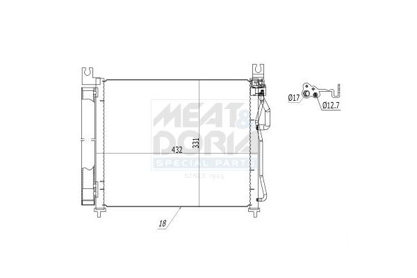 Klima Radyatörü  MGA 82390