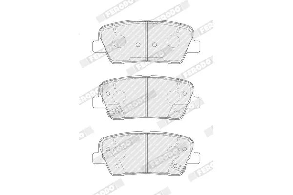 Fren Disk Balata Arka Hyundai Grand Santa Fe (NC)(2013->)  FERODO FDB4391