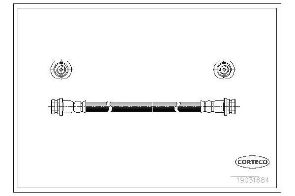 Fren Hortumu Arka Sağ veya Sol CAVO C900 533A
