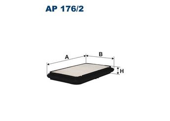 Hava Filtresi  FILTRON AP 176/2  1378080GA0 13780-80GA0 1378080GA0000 13780-80GA0-000