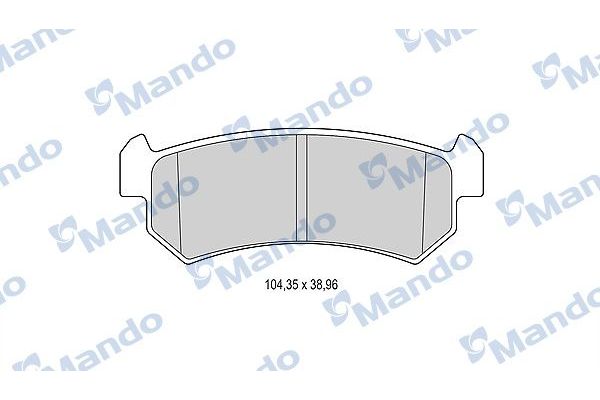 Fren Disk Balata Arka Daewoo Nubira Limousine (2003->)  MANDO MBF015929