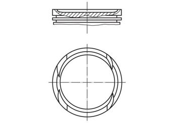 Piston (72.00MM-0.40)   SONNE 222KR13501  46814923 46814924 46814925 71732628