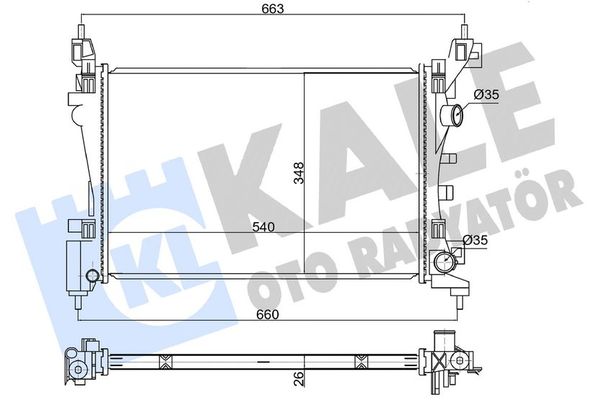 Su Radyatörü  KALE 363865