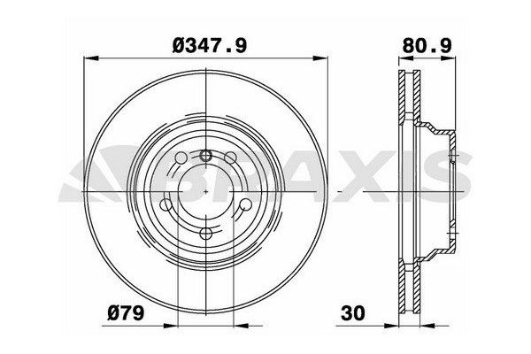 Fren Disk Ayna Ön Sağ ve Sol BRAXIS AD1036