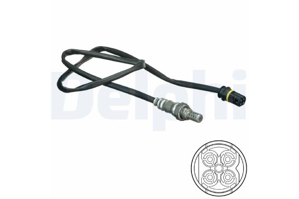 Oksijen (Lambda) Sensörü  Mercedes SLK -Serisi Roadster (BM 171)(01.2004->)  DELPHI ES20174-12B1