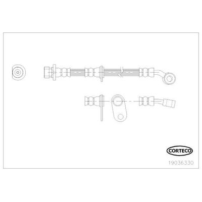 Fren Hortumu Ön Sağ FROW 553.1112.022