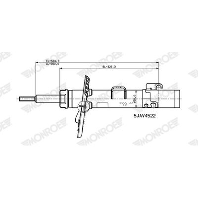 Amortisör Ön Sağ veya Sol Volkswagen T6.1 Transporter Caravelle (SH)(10.2019->2024)  MAHER 30501