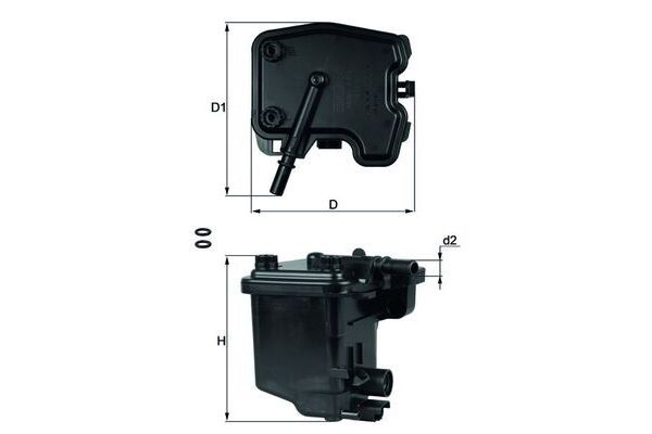 Yakıt Filtresi  Peugeot 3008 (05.2009->)  MAHLE KL 431