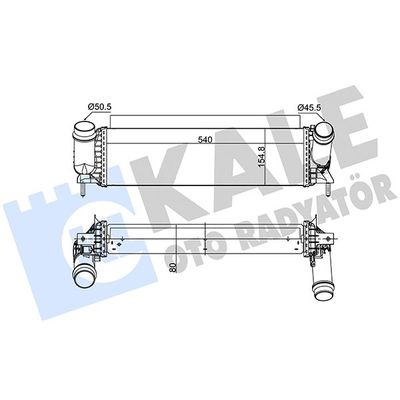 Turbo Radyatörü  Renault Alaskan (10.2017->)  VEKA 42-3107