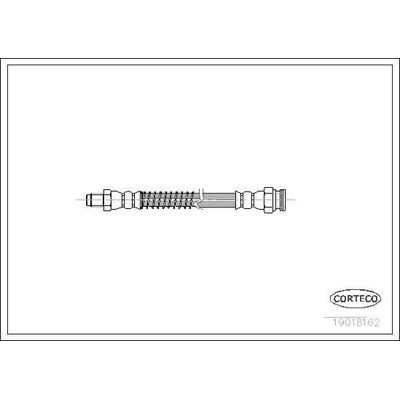 Fren Hortumu Ön Sağ veya Sol Peugeot 305 Break (08.1979->)  CORTECO 19018162