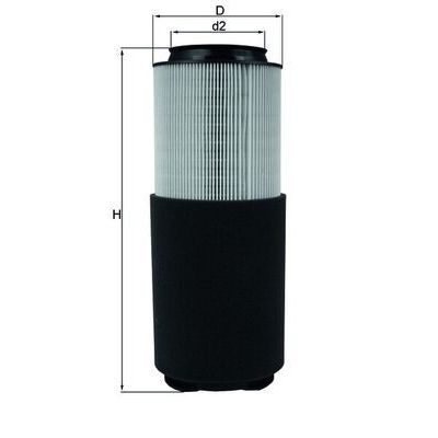 Hava Filtresi  Volvo V70 S.Wagon [Combi] (01.2000->)  MAHLE LX 976