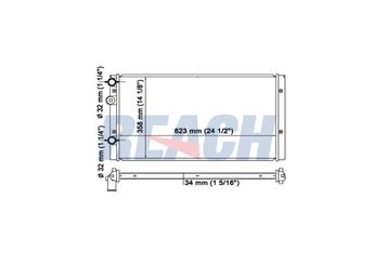 Su Radyatörü  ORİS BHY912016  1H0121253BE 1H0121253BJ 6N0121253AH