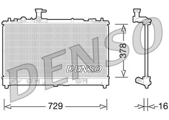 Su Radyatörü  DENSO DRM44026  DRM44026 L33215200E