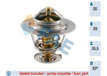 Termostat  FIAT ORJINAL 9616090180  9616090180 96095011 96.095.011 96160901 96.160.901 133823 1338.23 63337 063337 2551129000 25511-29000 212151306015 21215-1306015 1757086CA0 17570-86CA0 1767066G00 17670-66G00 SU00100223 SU001-00223