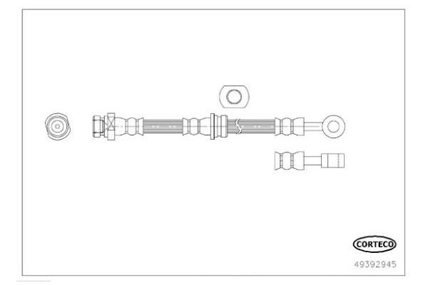 Fren Hortumu Ön Sağ ASPART 3HOS1328