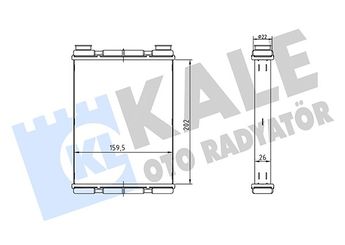 Kalorifer Radyatörü  MGA 80780  271401KA0B 271401KA0A
