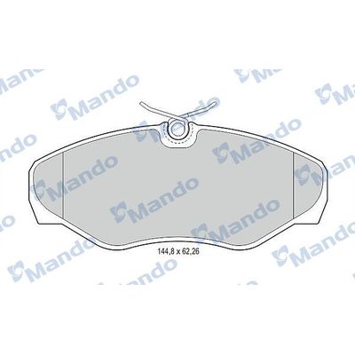 Fren Disk Balata Ön Renault Espace /Grand Espace (JE0)(12.1996->)  MANDO MBF016020