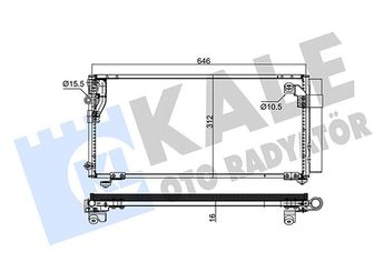Klima Radyatörü  KALE 345635  MR315302 MR568225