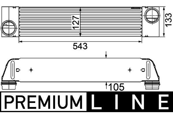 Turbo Radyatörü  BMW 7 Serisi (E65/E66)(2001->)  MAHLE CI 193 000P