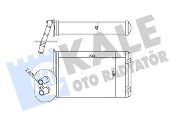 Kalorifer Radyatörü  BEHR 8FH 351 308-741  701820031 701.820.031