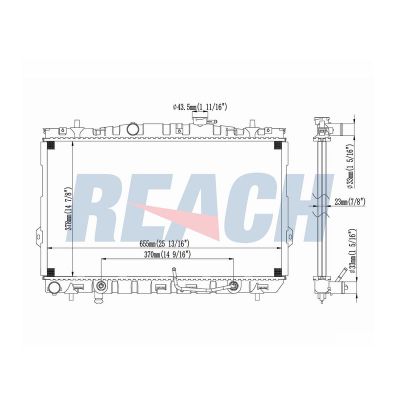 Su Radyatörü  DENSO DRM09178