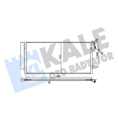 Klima Radyatörü  Opel Combo D (10.2011->)  FIAT ORJINAL 52090369