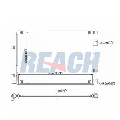 Klima Radyatörü  Kia Rio (UB)(2011->)  MANDO DC976061R300