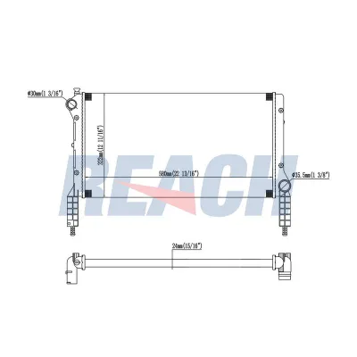 Su Radyatörü  MGA 80316