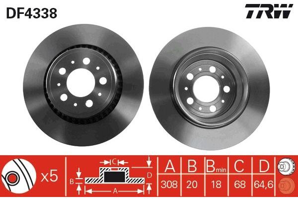 Fren Disk Ayna Arka Sağ ve Sol WALBURG WBD1336