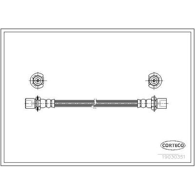 Fren Hortumu Arka Sağ veya Sol CAVO C901 015A