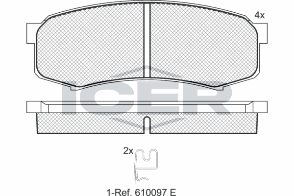 Fren Disk Balata Arka Mitsubishi Pajero (V80/V90)(2007->)  AYD 60459B