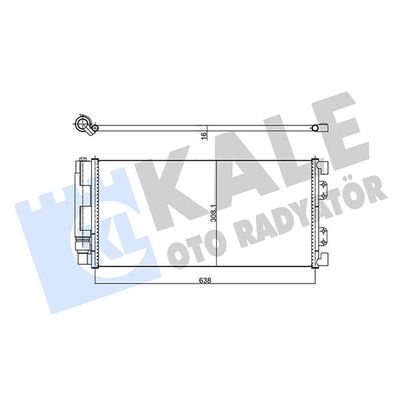 Klima Radyatörü  Land Rover Freelander 1 (LN)(11.2003->)  KALE 343195