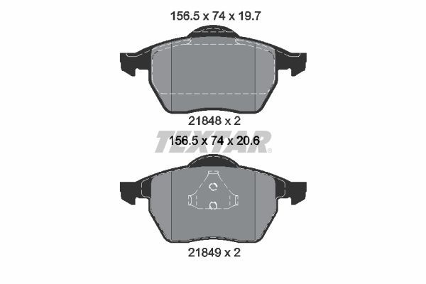 Fren Disk Balata Ön Ford Galaxy (VX)(06.1995->)  TEXTAR 2184802