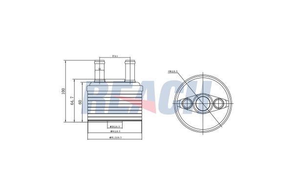 Motor Yağ Soğutucu  BEHR 8MO 376 787-691