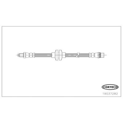 Fren Hortumu Ön Sol Dacia Duster I (03.2010->)  RENAULT ORJINAL 462104950R