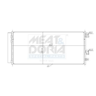 Klima Radyatörü  ORİS COP777000