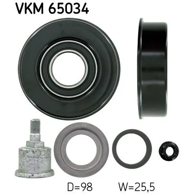 Vantilatör Kayış Gergi Rulmanı  Hyundai Sonata (EF)(1999->)  SKF VKM 65034