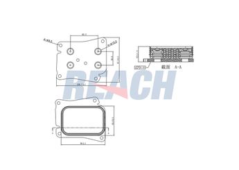 Motor Yağ Soğutucu  BROM MC5067  A2711880401 2711880001 2711880101 2711880401 A2711880001 A2711880101