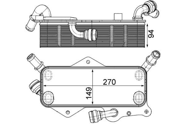 Şanzıman Yağ Soğutucu  MAHLE CLC 218 000P