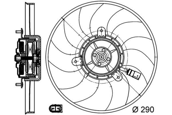 Radyatör Fan ve Motoru  MAHLE CFF 171 000S
