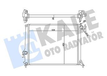 Su Radyatörü  KALE 358985  46425870 214105169R