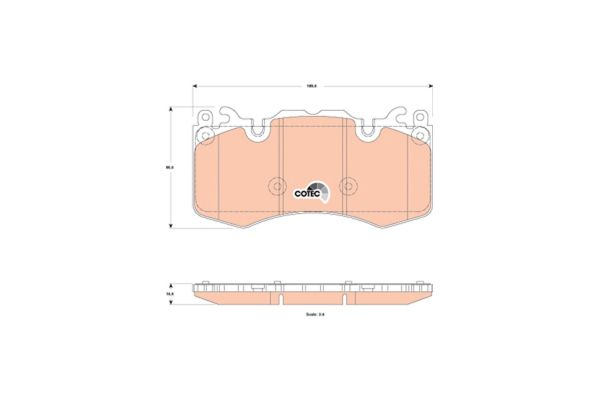 Fren Disk Balata Ön Land Rover Defender (L663)(09.2019->)  TRW GDB1834