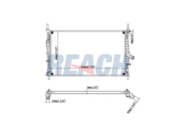 Su Radyatörü  MARGO 2520011  7C118005AB 1494933 1595061 1898104 7C118005AA ME7C118005AB
