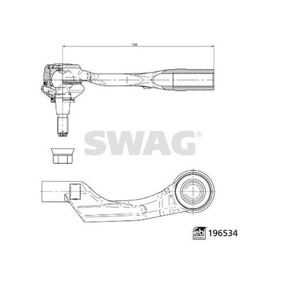 Rot Başı Sağ DS 3 Crossback (01.2019->)  SWAG 33 11 2218