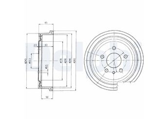 Kampana Arka Sağ veya Sol DELPHI BF403  4243120250 568060 90538928